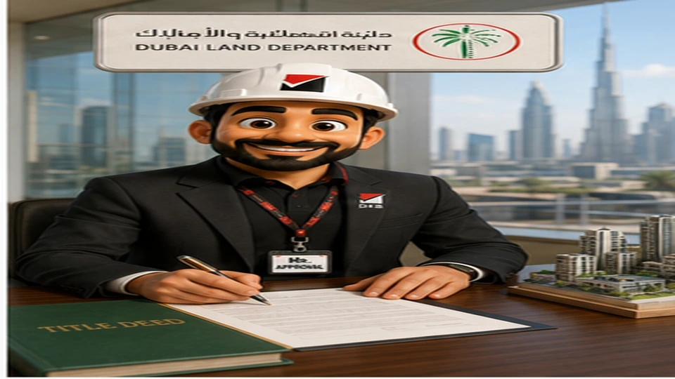 Dubai Land Department Related Approvals approval scene with Mr. Approval